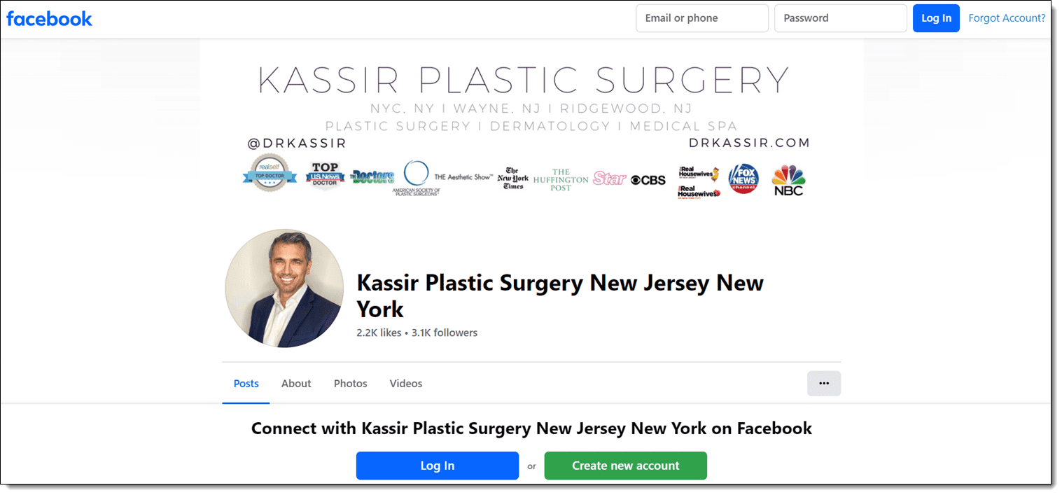 Meet Dr. Ramtin Kassir of Kassir Plastic Surgery in New York, New York