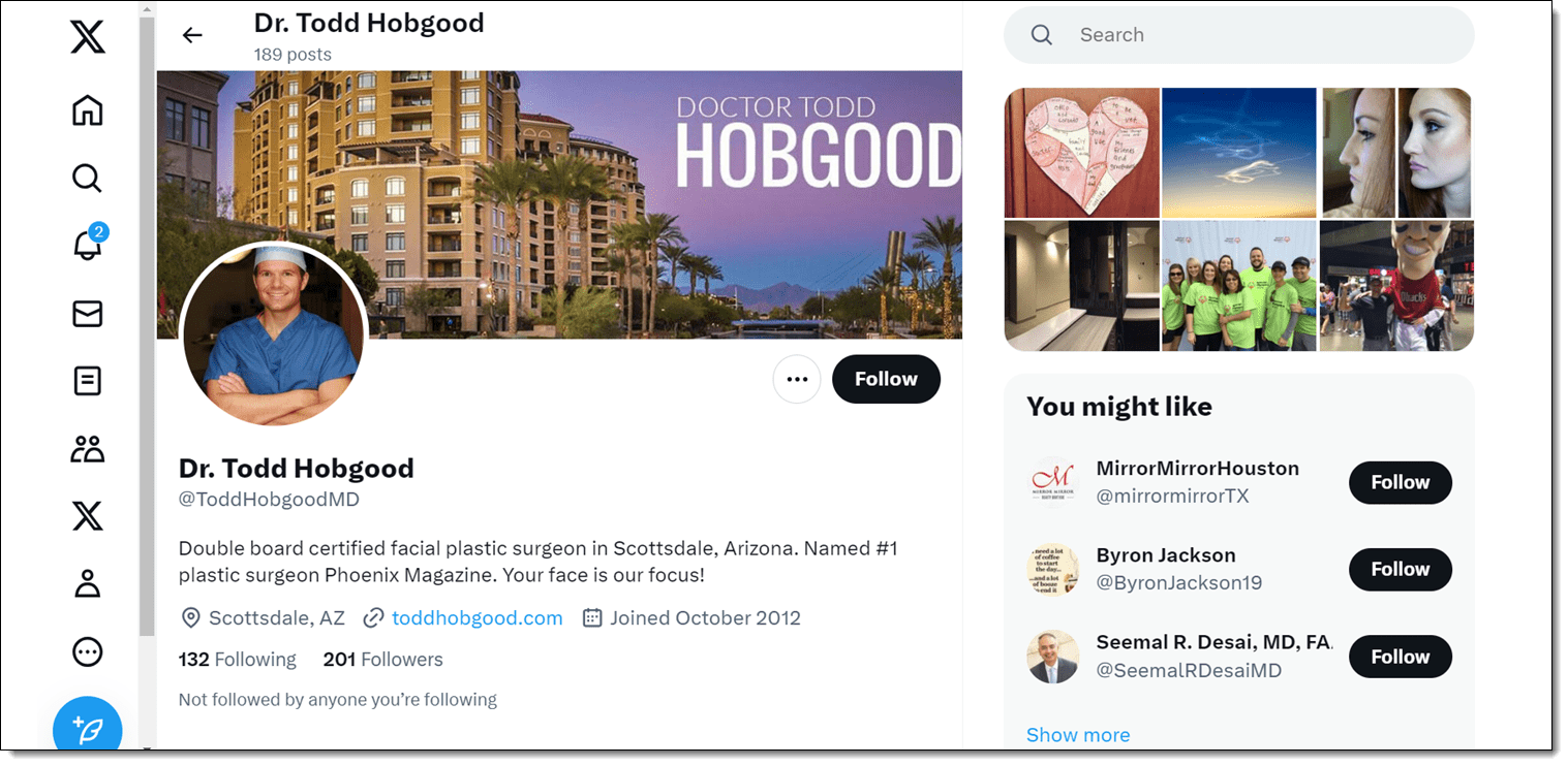 Meet Dr. Todd C. Hobgood of Hobgood Facial Plastic Surgery in Phoenix, Arizona Doctor