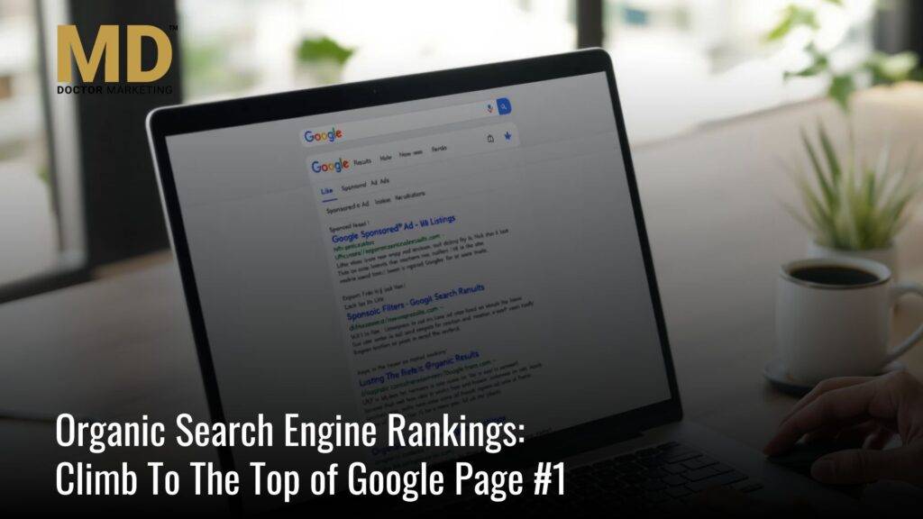 Organic Search Engine Rankings: Climb To The Top of Google Page #1 by Doctor Marketing MD