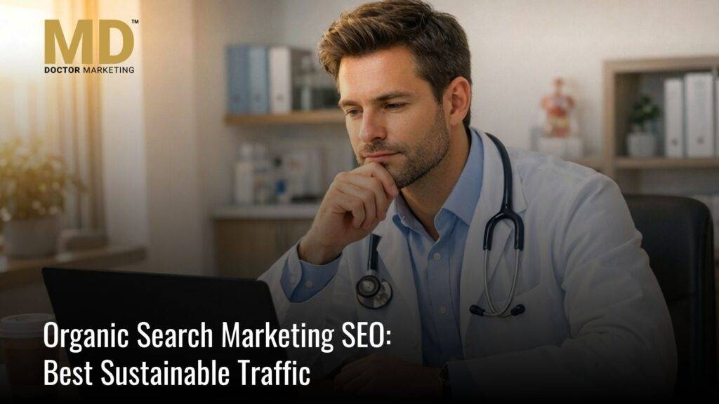 Organic Search Marketing SEO: Best Sustainable Traffic by Doctor Marketing MD